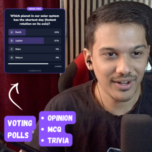Real-Time Chat Polls & Trivia